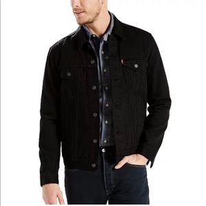 Men's Levi's Trucker Denim Jacket Black Medium